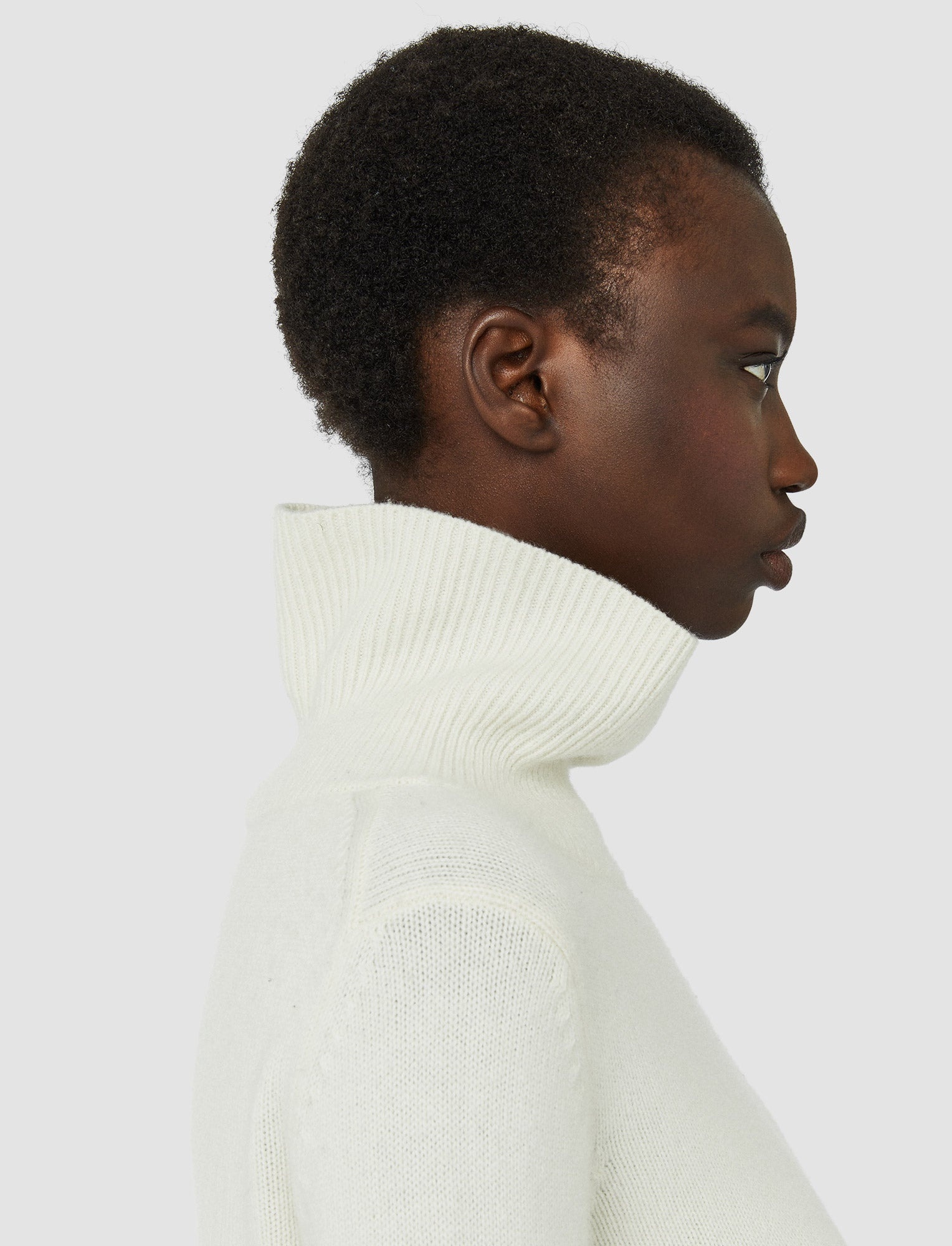 Pure Cashmere High Neck Jumper - 3
