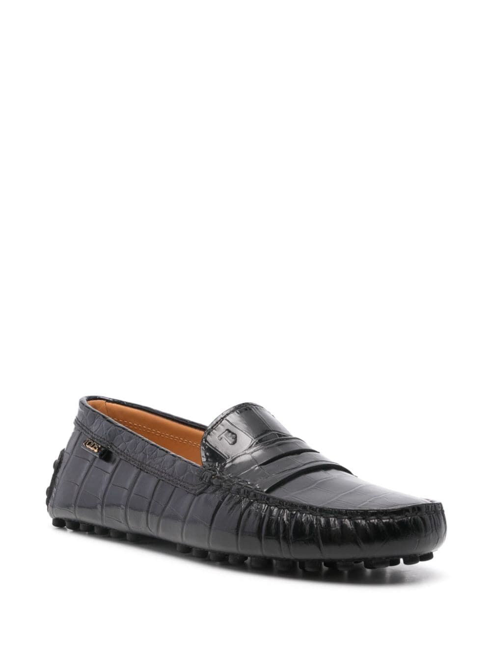 Tod's Women Mocassino Gommino Stampa Coccodrillo - 2