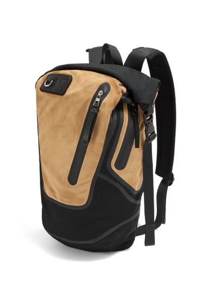 Loewe Technical backpack in recycled canvas and suede outlook
