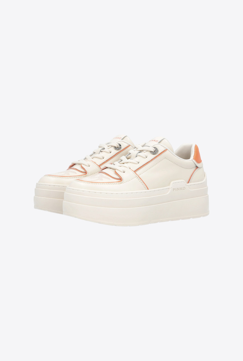 TWO-TONE PLATFORM SNEAKERS 6