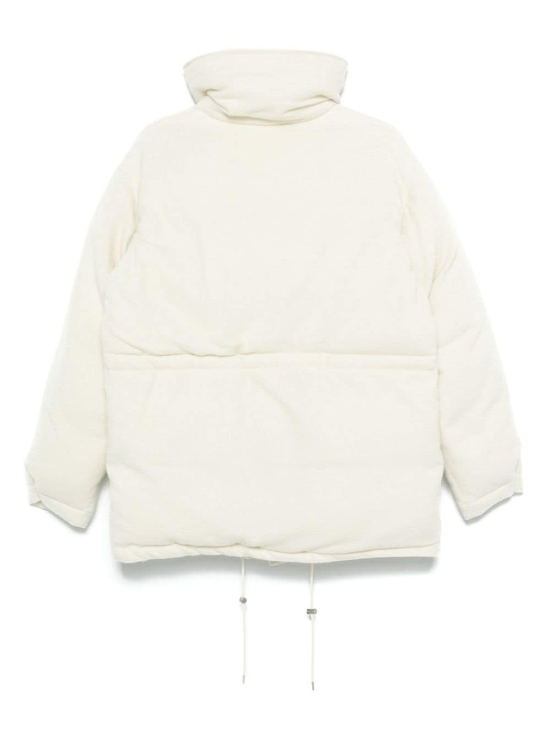 AURALEE brushed-finish puffer jacket outlook