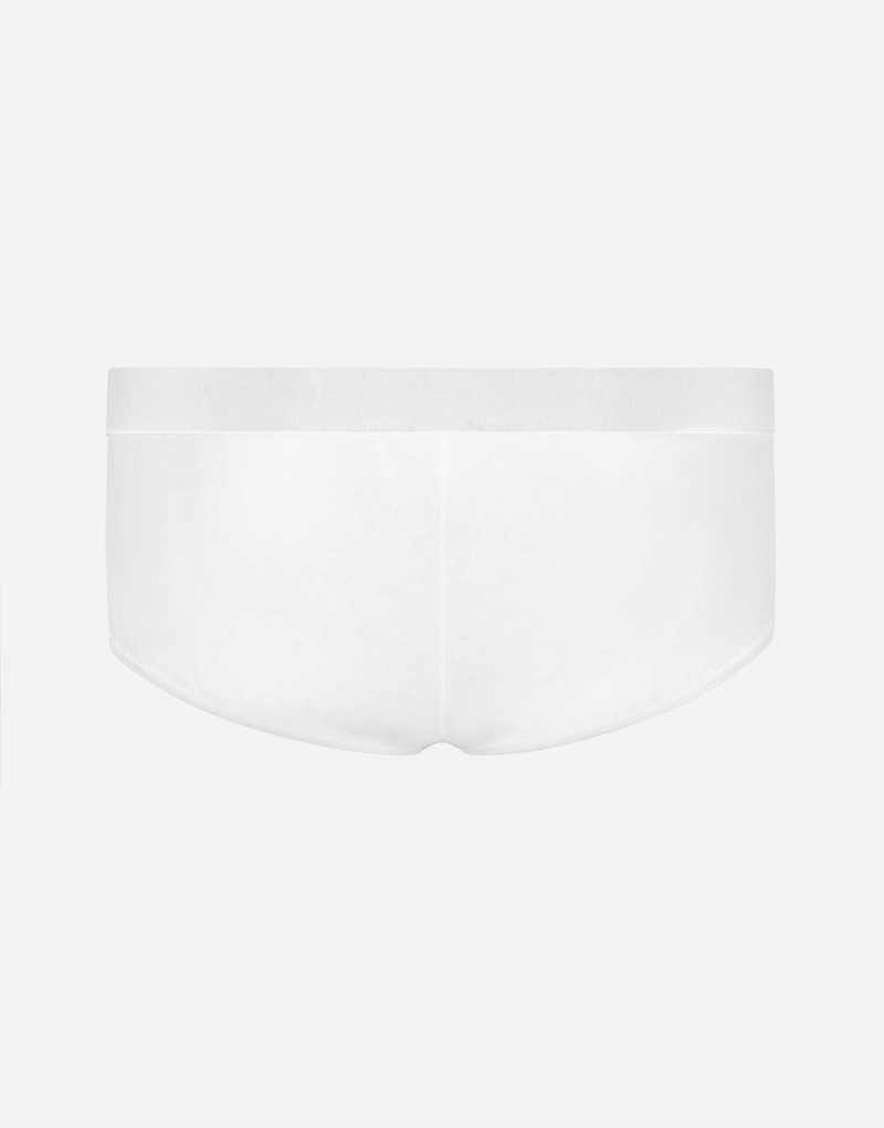Dolce & Gabbana Two-way-stretch jersey Brando briefs with crest outlook