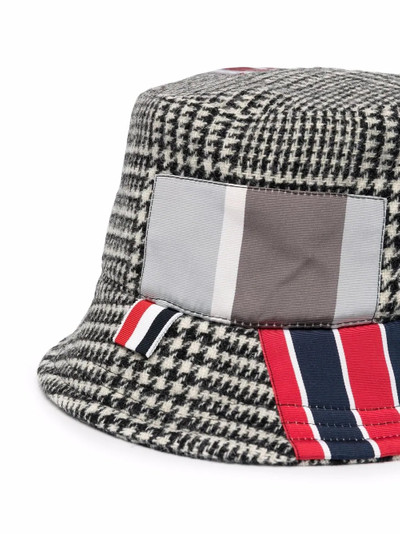 Thom Browne Seamed In Patchwork Bucket Hat outlook