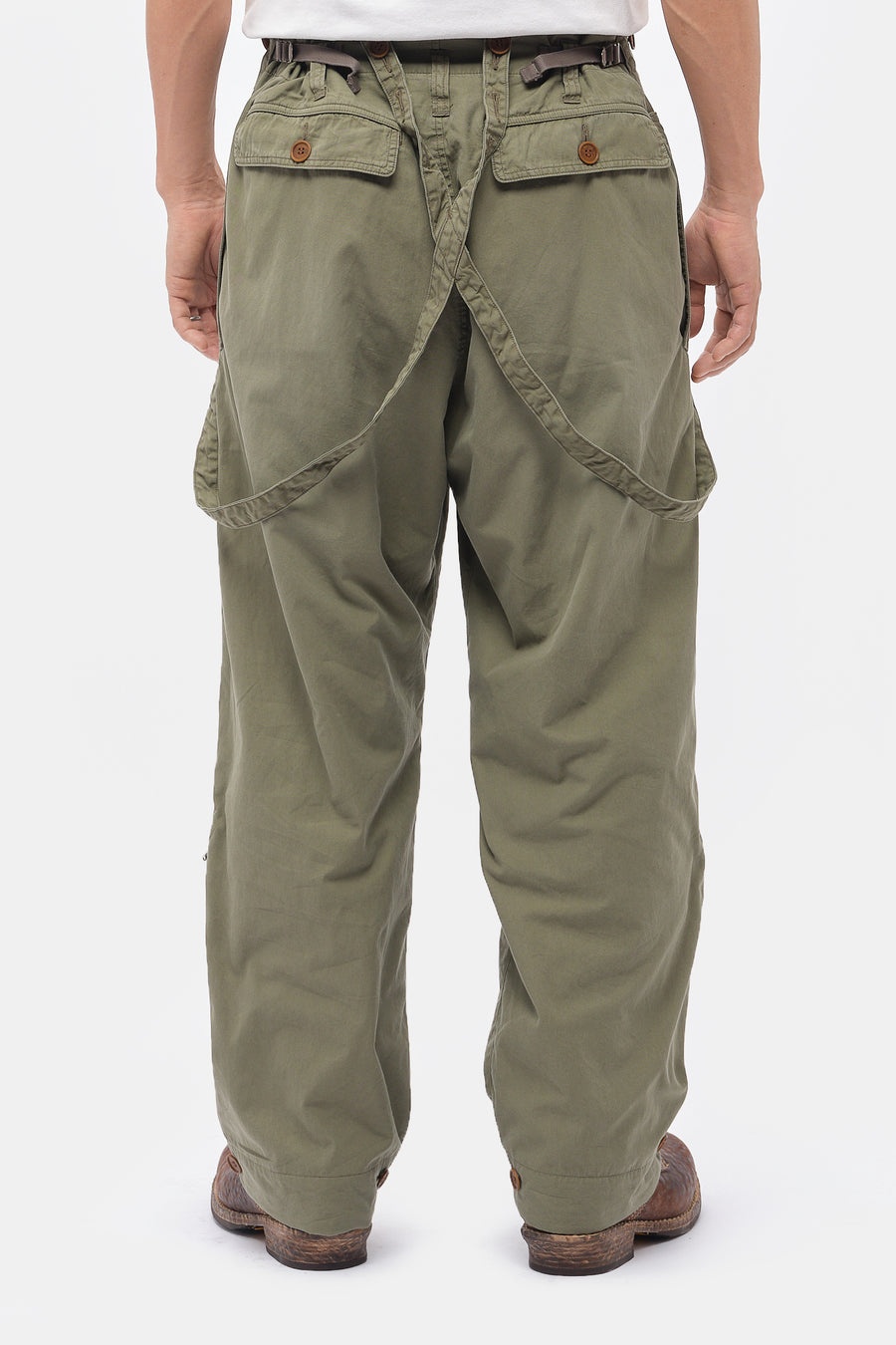 visvim Northrop Pants in Khaki | notreshop | REVERSIBLE