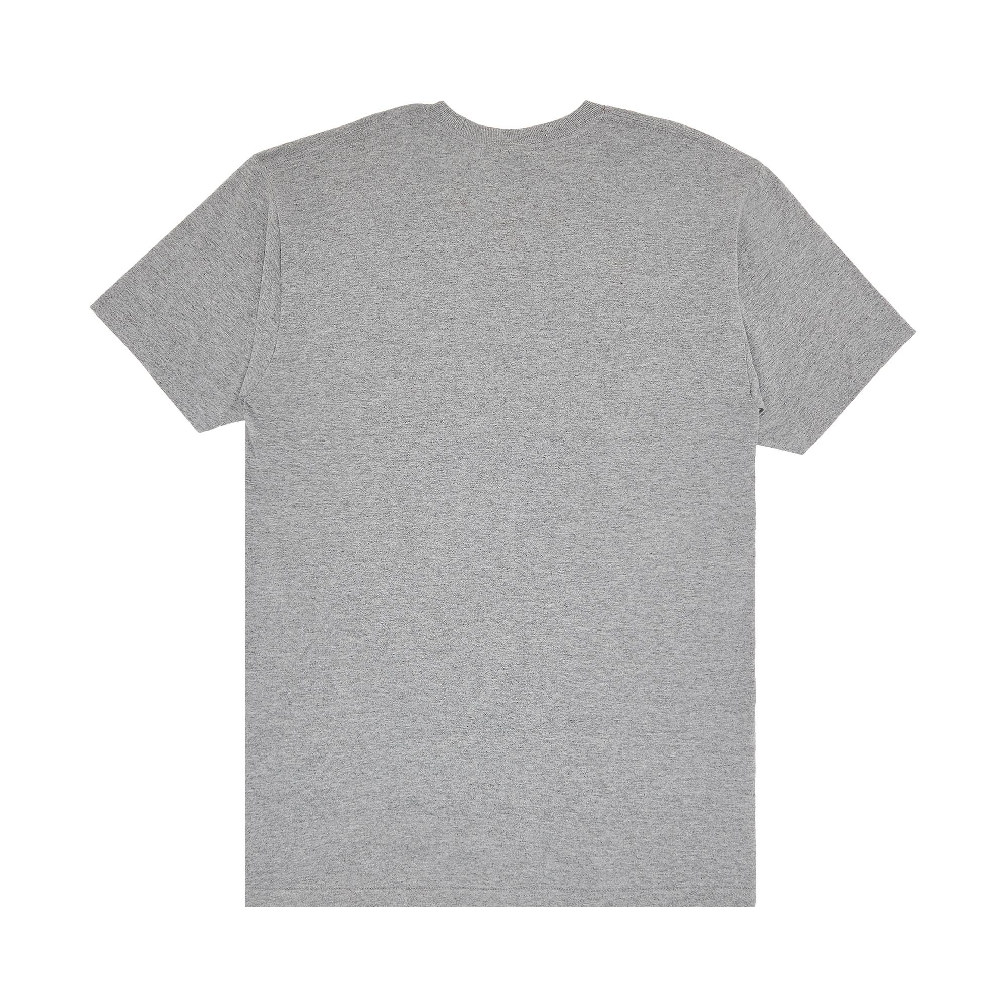 Stussy World Wide Tee 'Grey Heather' - 2