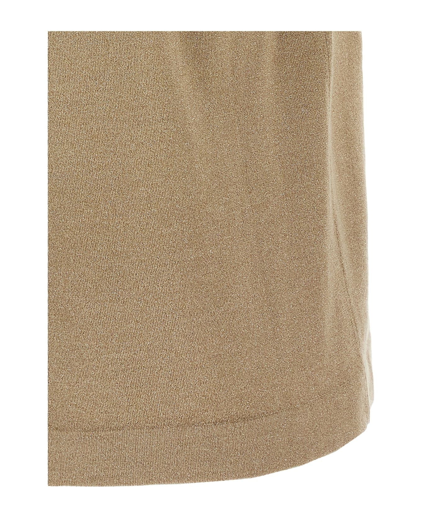 Lamé Cashmere T-shirt - 4