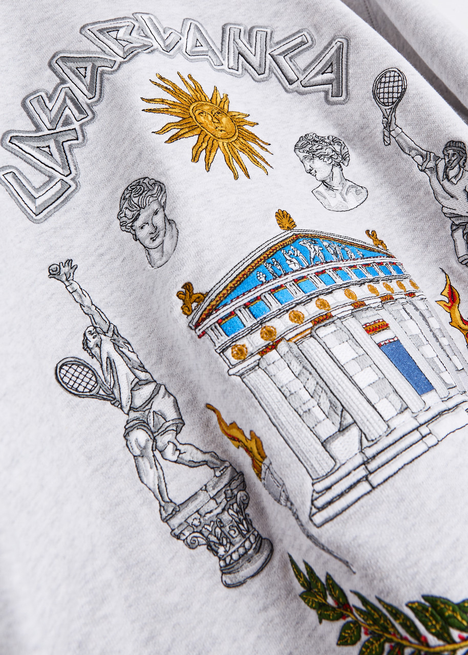 Casablanca Le Temple Du Sport Cotton Sweatshirt - 5