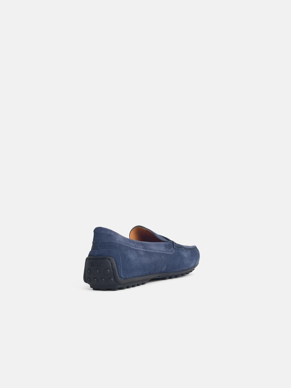 BLUE SUEDE LOAFERS - 3