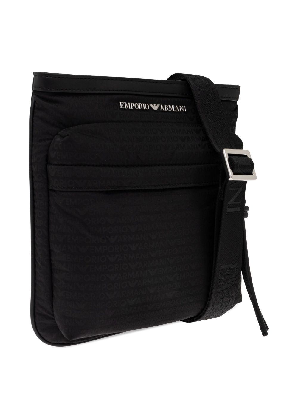 logo-plaque messenger bag - 3