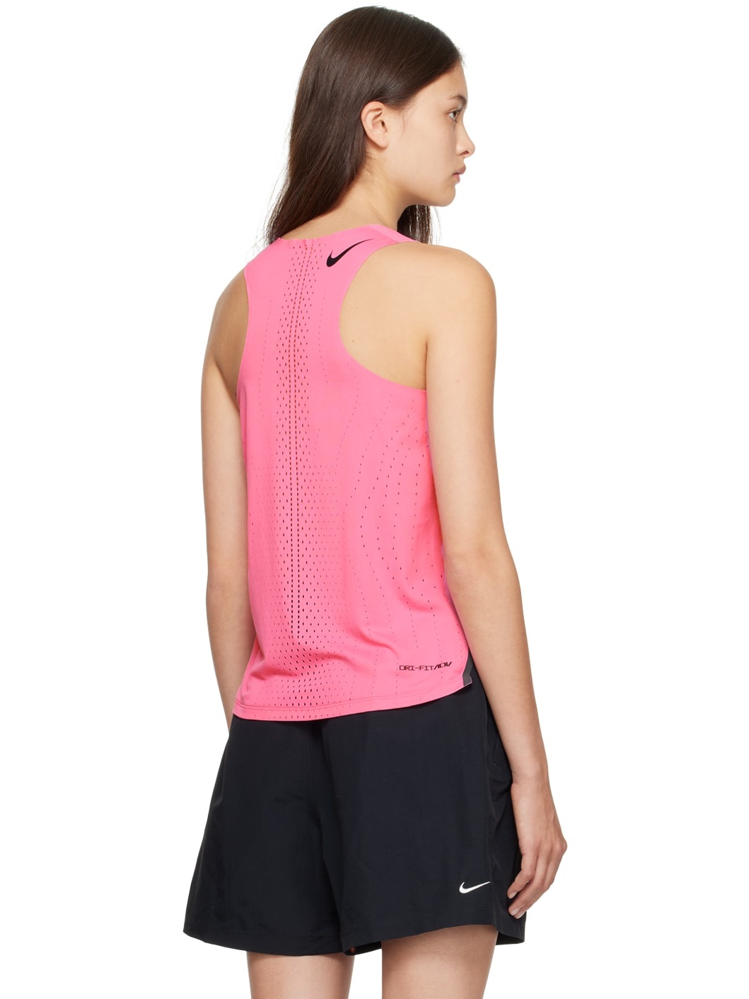 Pink Perforated Tank Top - 3