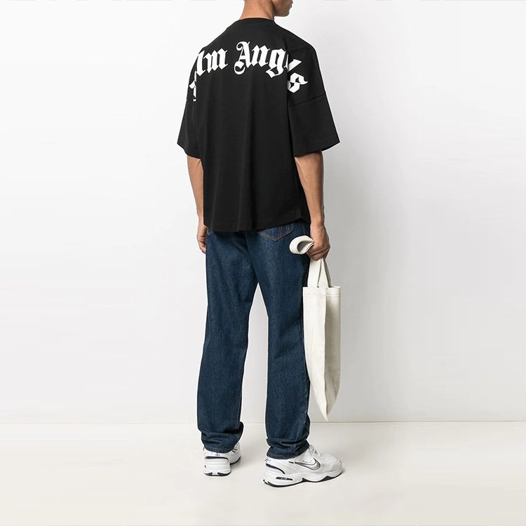 Tシャツ・カットソー Palm Angels PMAB001C99JER001 CLASSIC LOGO OVER T-shirt 877724_02.jpg.jpeg?width=750
