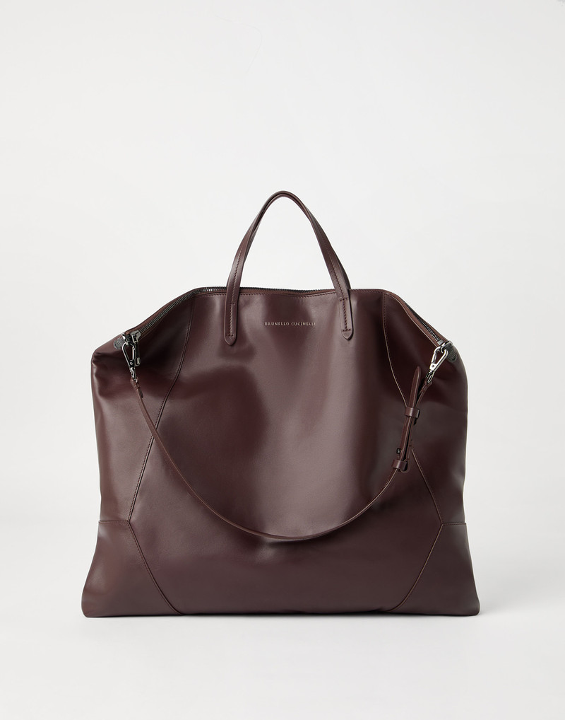 BC Duo large shopper bag in calfskin with monili 1