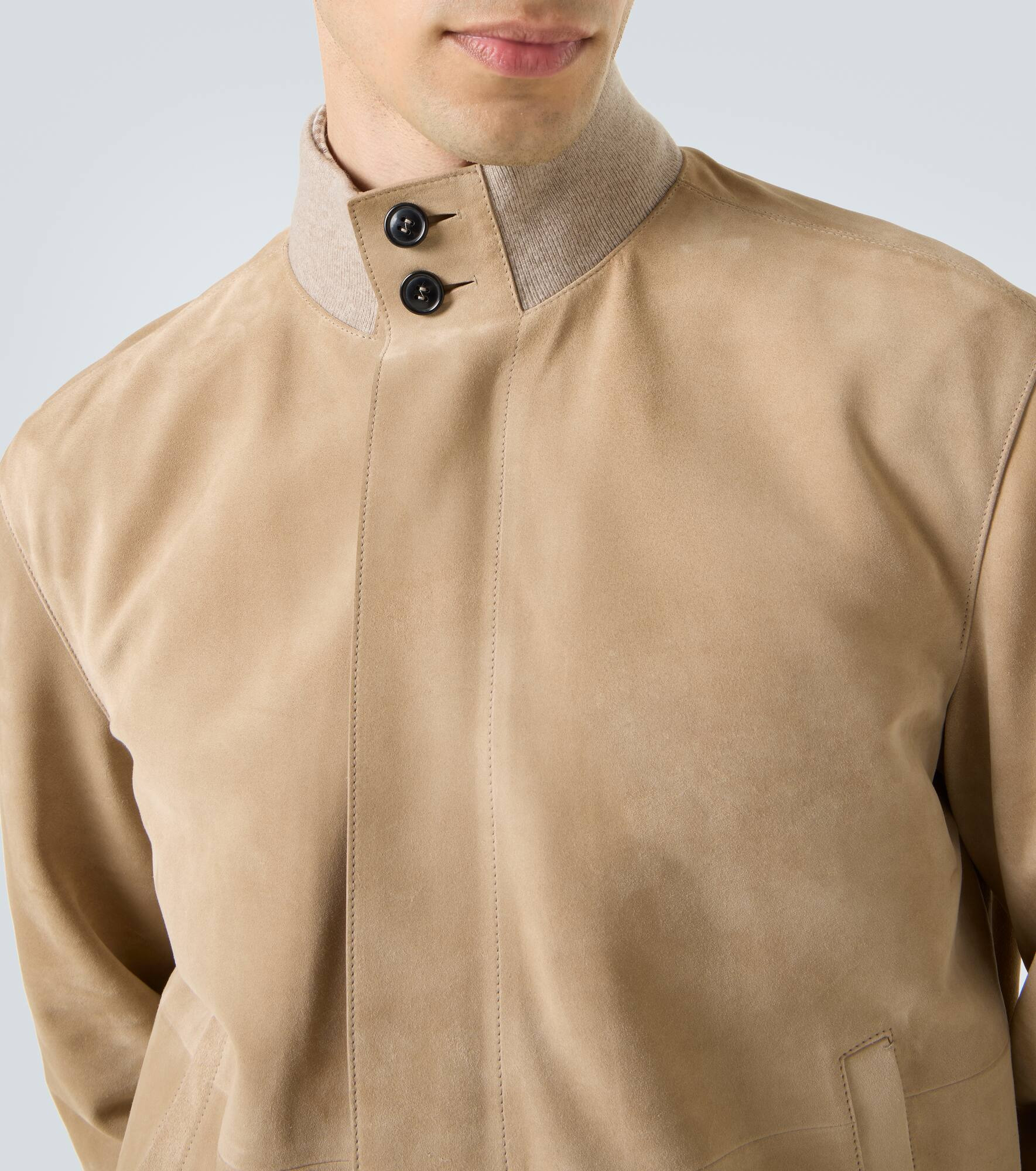 Suede blouson - 6