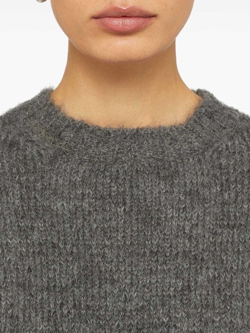 crew-neck wool jumper - 5