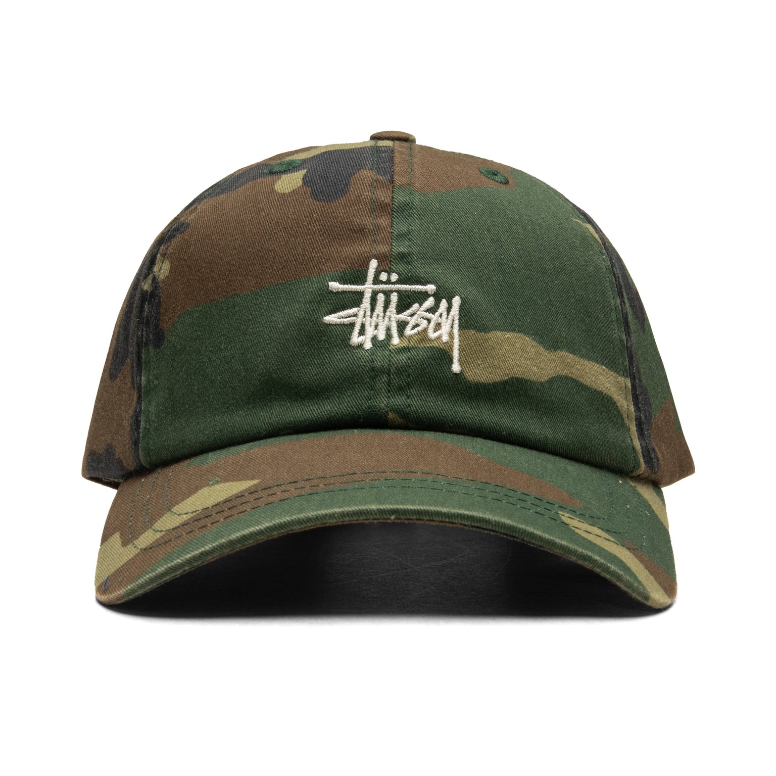 BASIC WASHED LOW PRO CAP - WOODLAND CAMO - 1