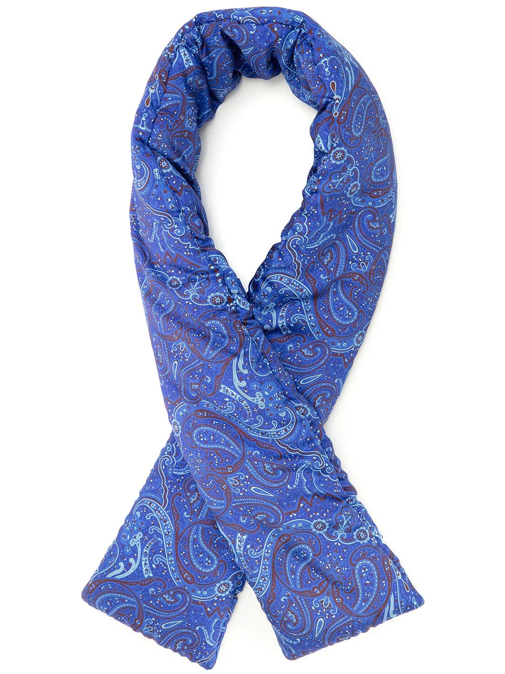 paisley print padded scarf - 1