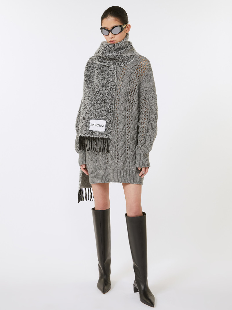 Sportmax CALCO Oversized cable-knit sweater outlook