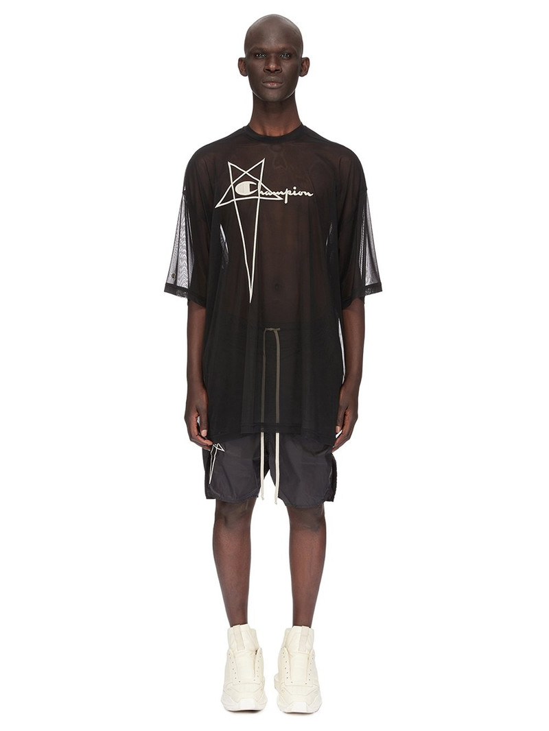 RICK OWENS X CHAMPION MESH TOMMY T-SHIRT 6