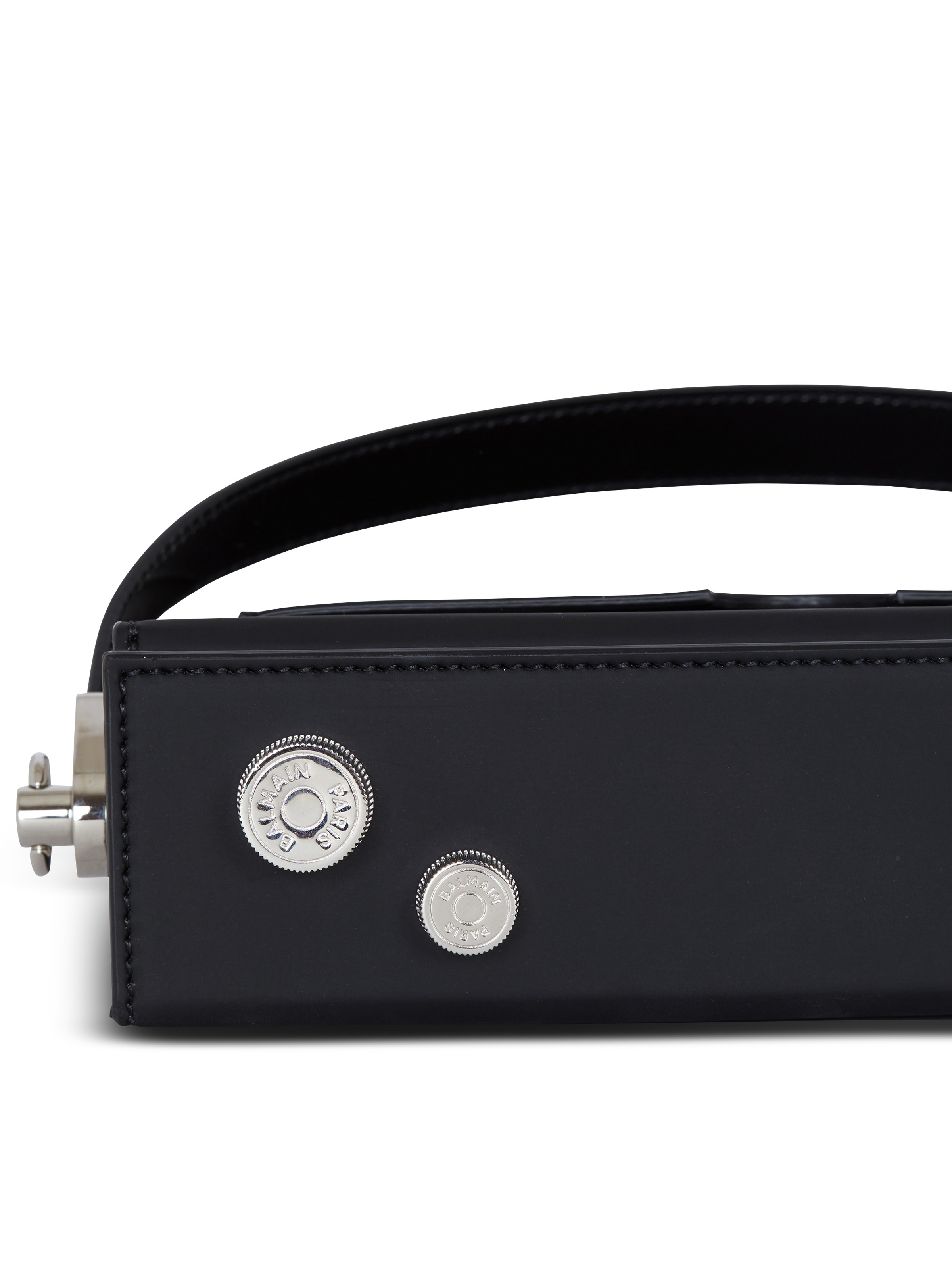 Radio rubber-effect leather bag - 8
