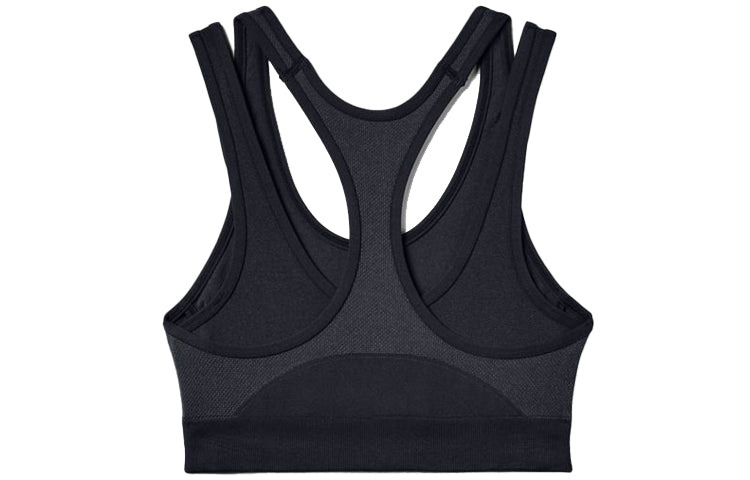 (WMNS) Under Armour Vanish Seamless Mid Bra 'Black' 1344326-001 - 2