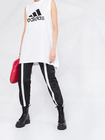 adidas x HYKE draped detail vest top outlook