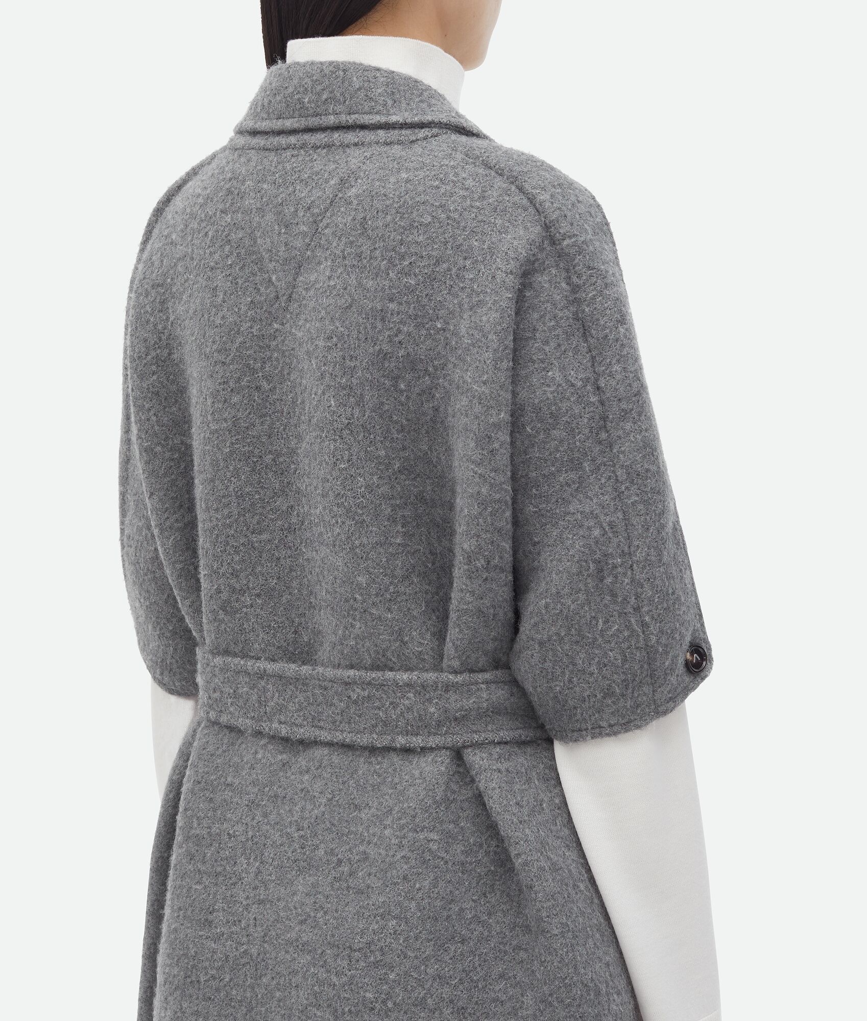 Wool And Cashmere Sleeveless Coat - 6