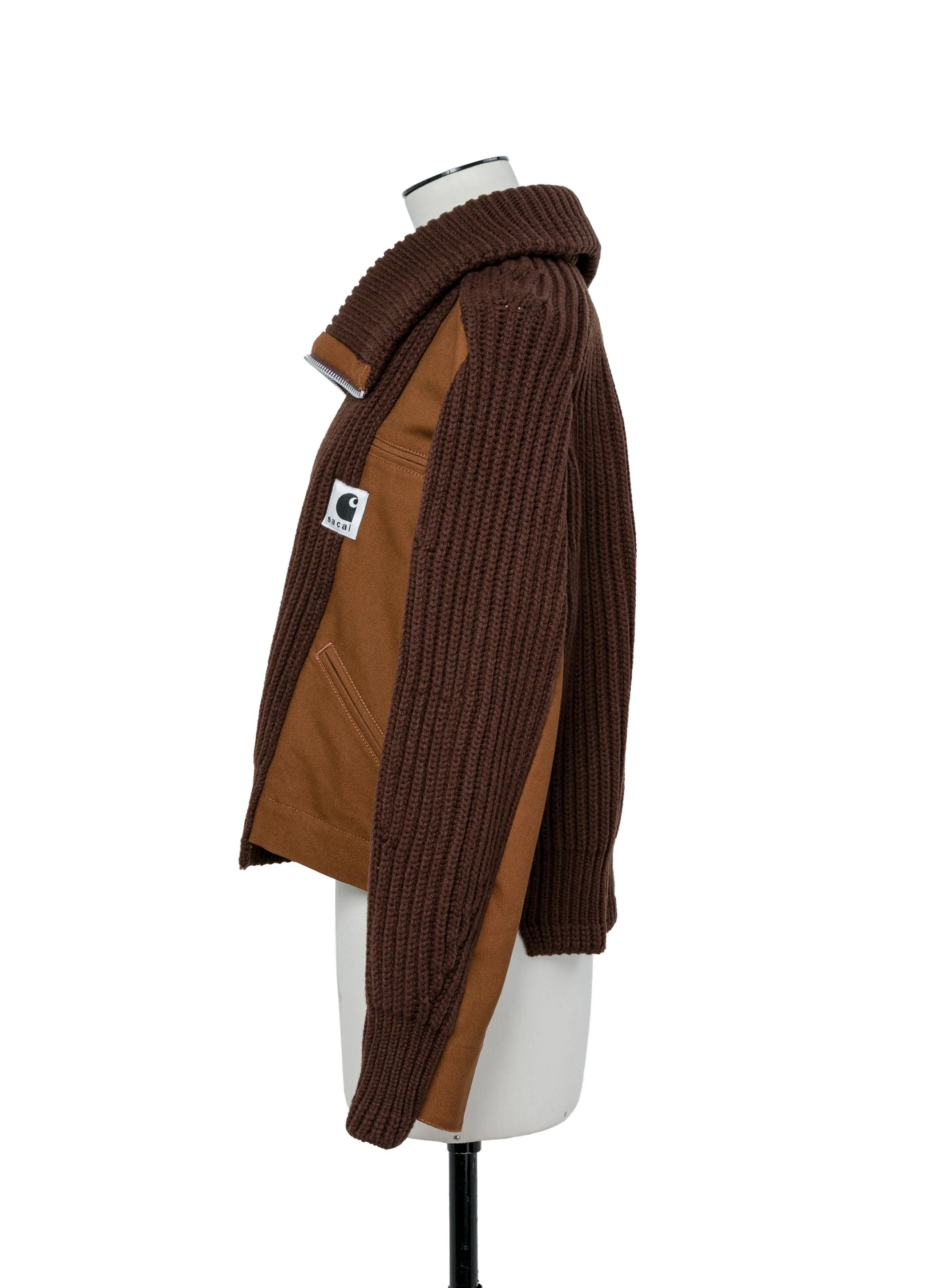 sacai Carhartt WIP Duck x Wool Knit Blouson | REVERSIBLE