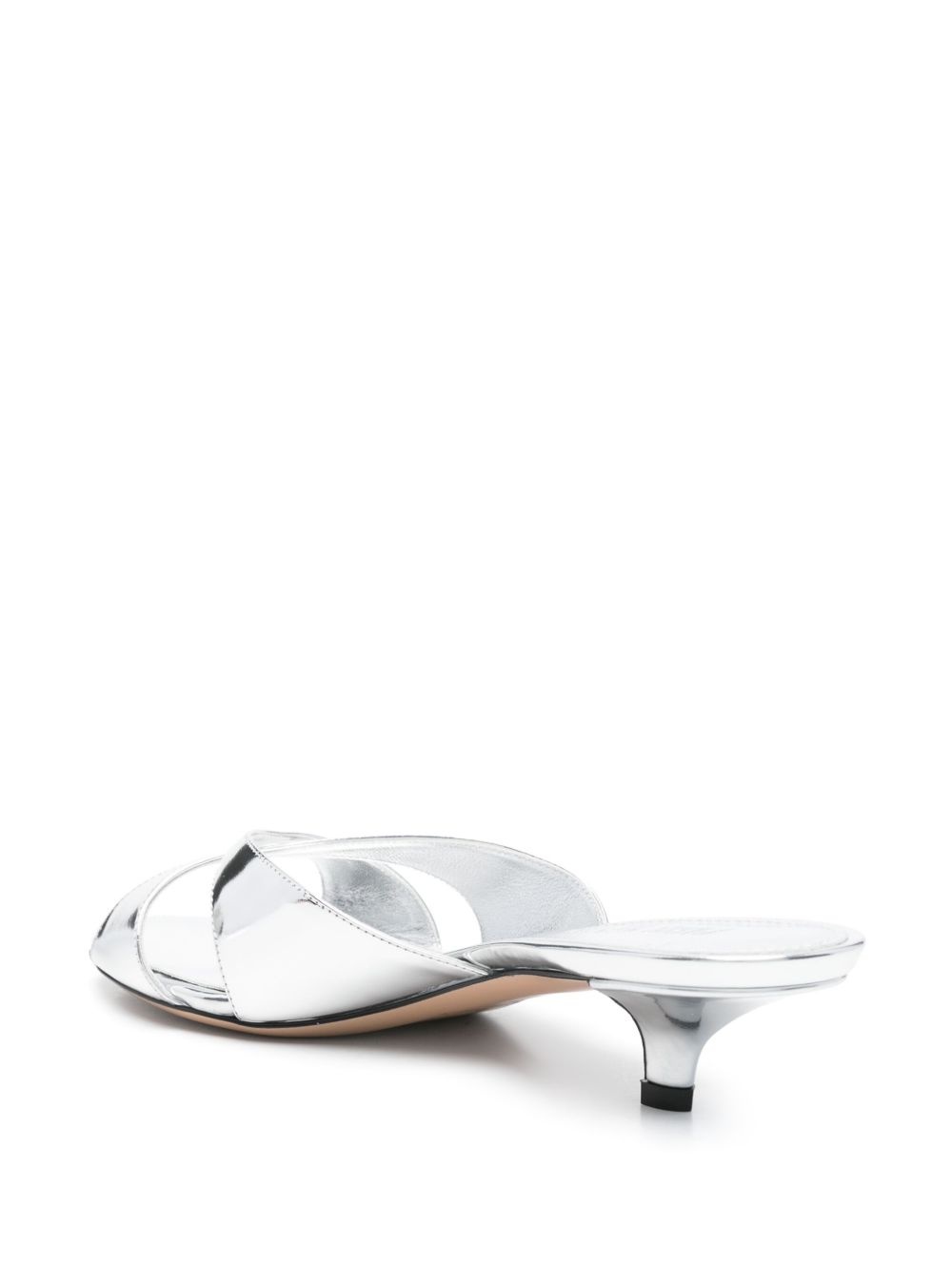 40mm leather mules - 3