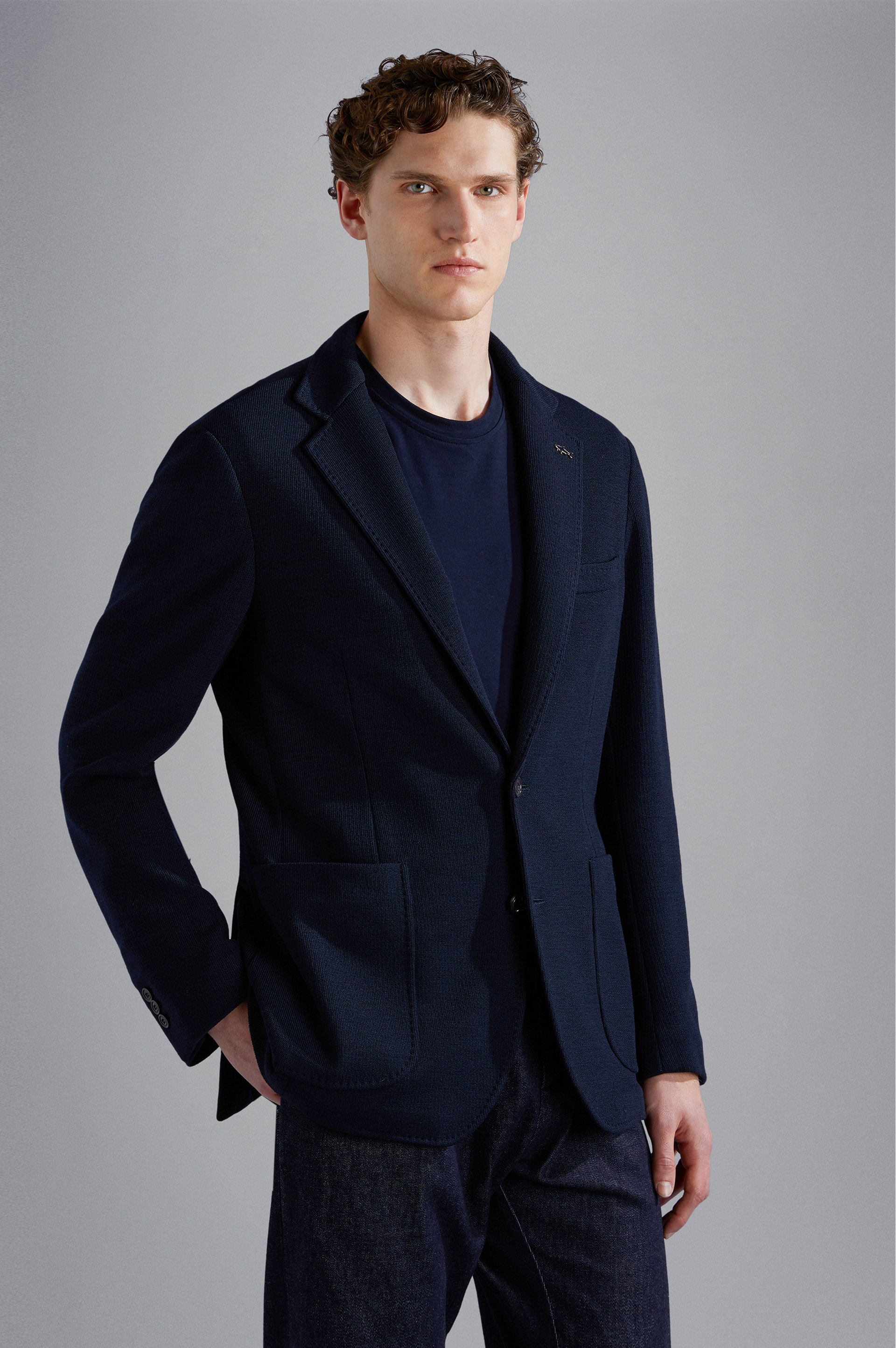 WOOL JERSEY BLAZER - 6