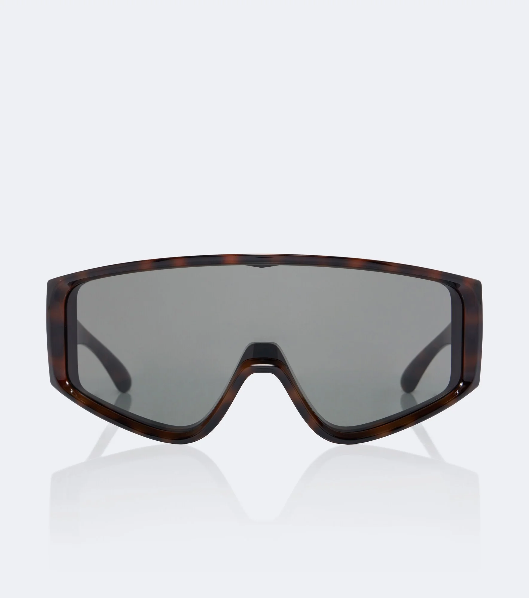 Logo Lettering shield sunglasses - 1