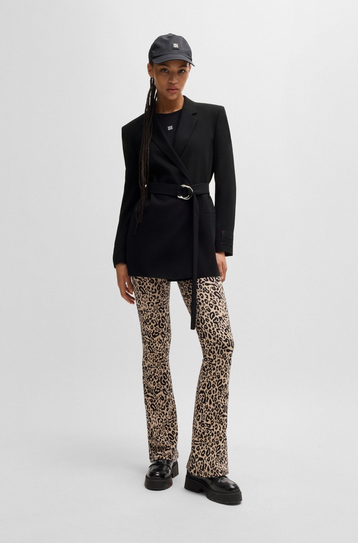 RELAXED-FIT LONG-LENGTH JACKET WITH WRAP FRONT - 3