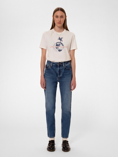 Nudie Jeans Joni Get Back T-Shirt Offwhite outlook