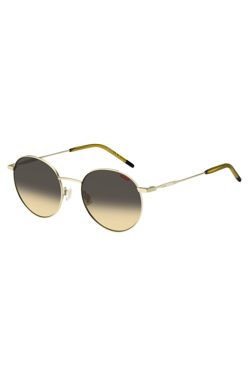 GOLD-TONE SUNGLASSES WITH OMBRÉ LENSES 1