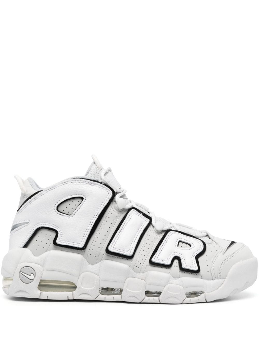Air More Uptempo leather sneakers - 1