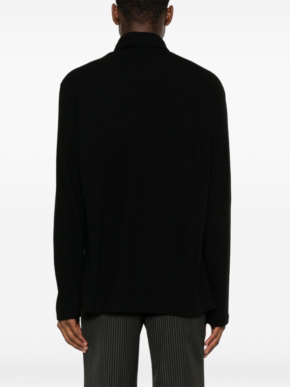 folded-collar sweater - 4