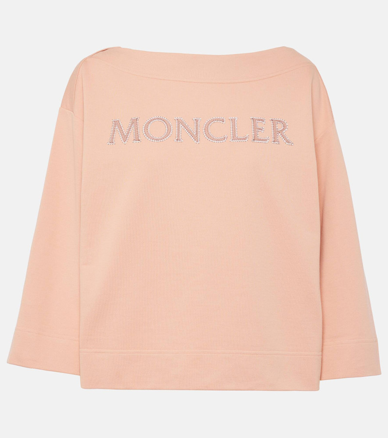 Logo cotton jersey sweatshirt 1