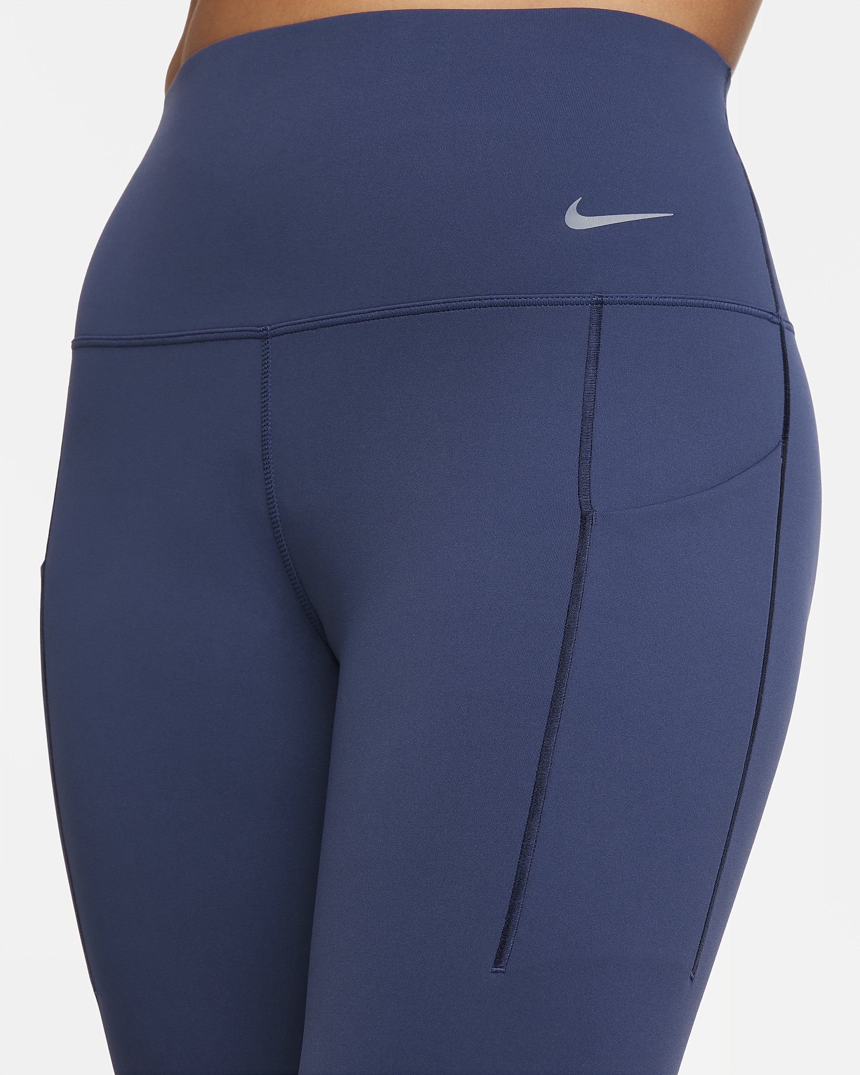 Nike Women's Universa Medium-Support High-Waisted Full-Length Leggings with Pockets - 4
