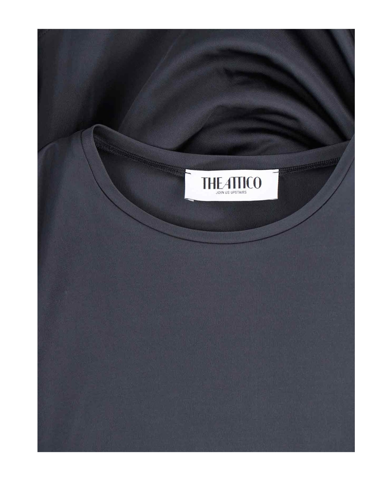 Draped Mini Dress - 5
