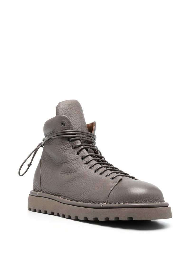 Marsèll round-toe 30mm lace-up leather boots outlook