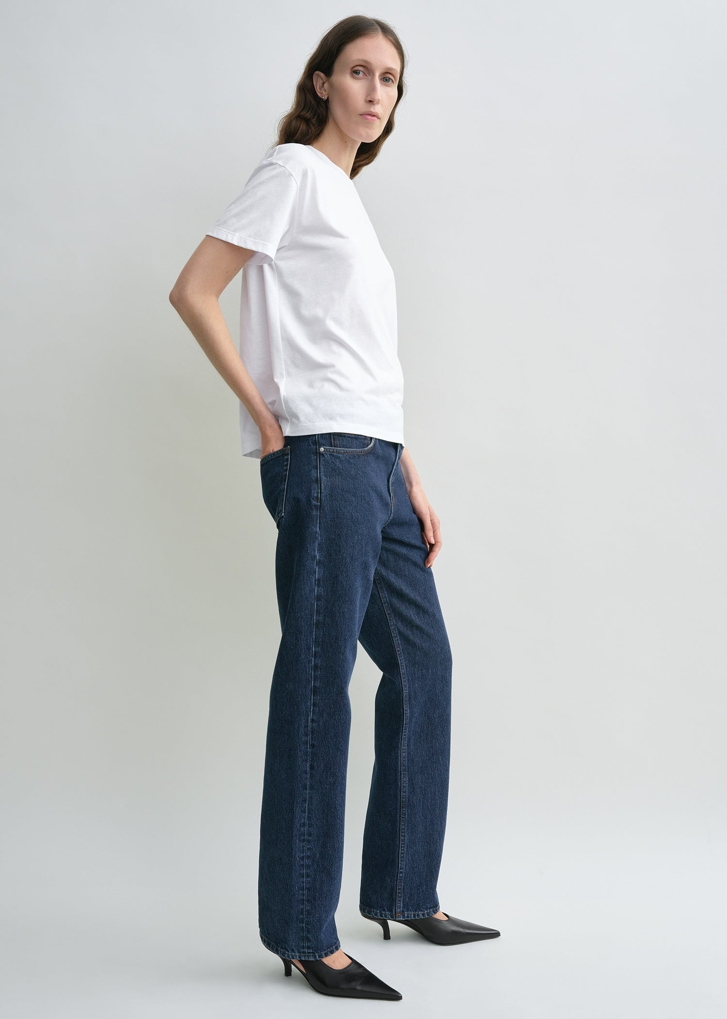 Low straight denim indigo - 3