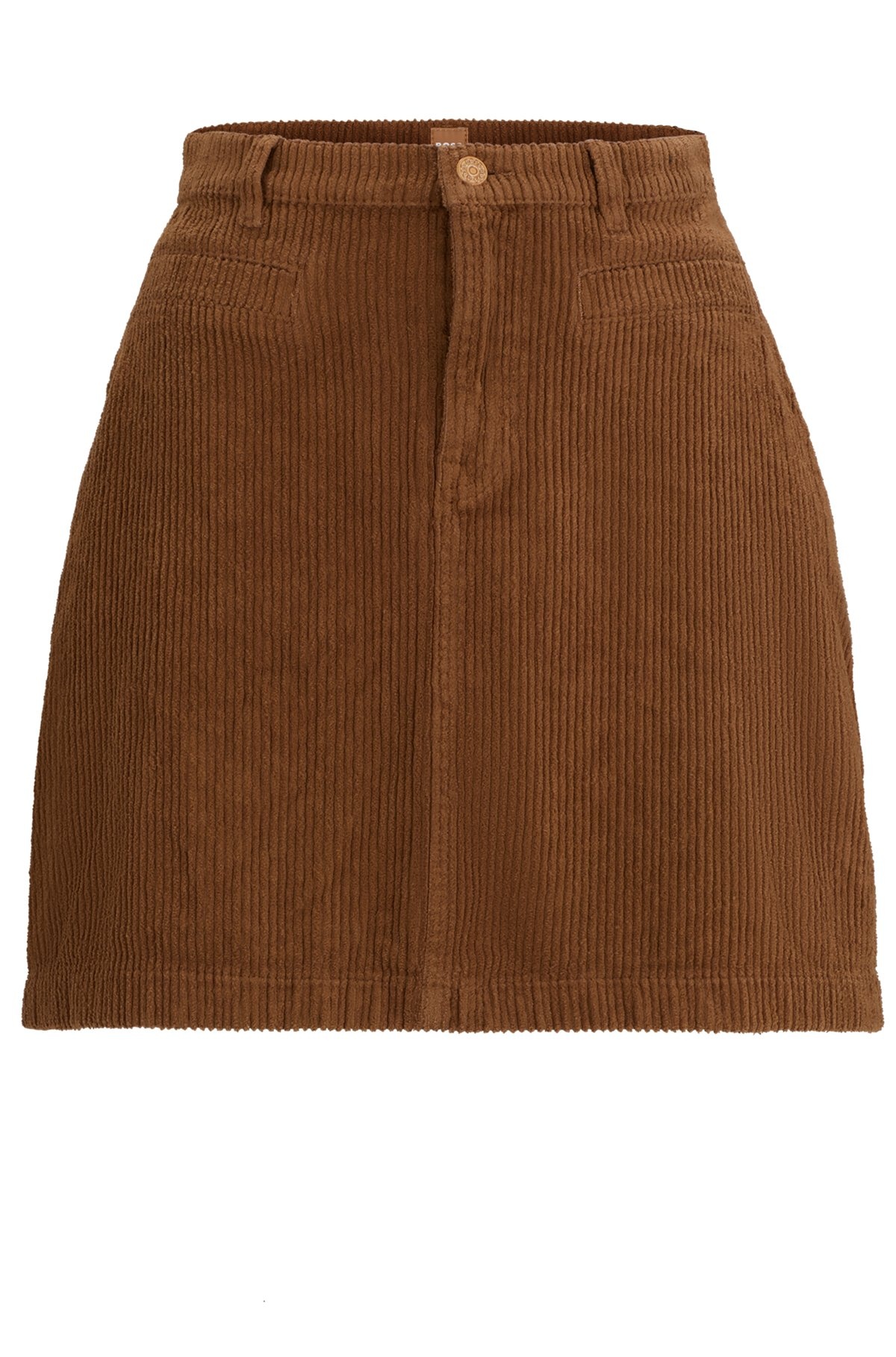 A-LINE SKIRT IN STRETCH-COTTON CORDUROY - 1
