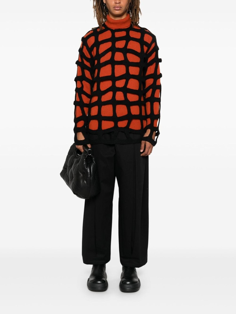 Comme des Garçons Homme Plus cut-out sweater outlook
