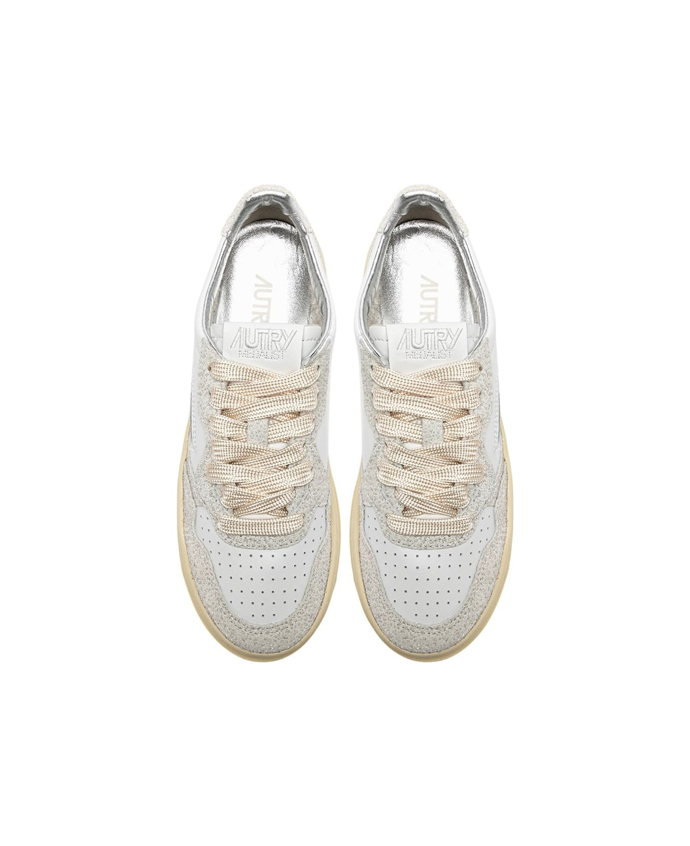 Platform Low Lea Stars Wht Wht - 5