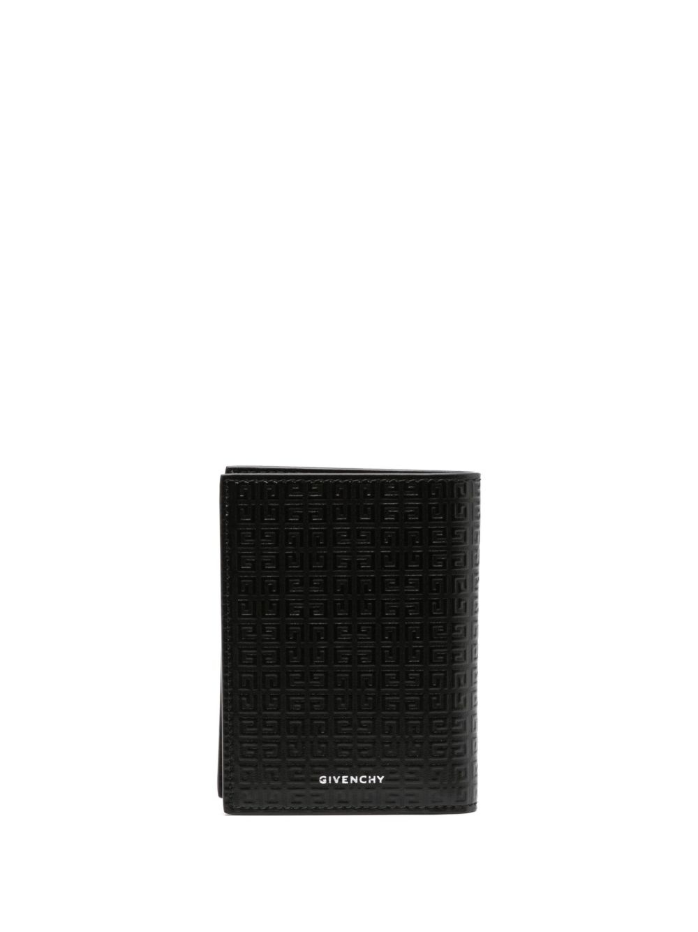 4G-motif leather wallet - 2