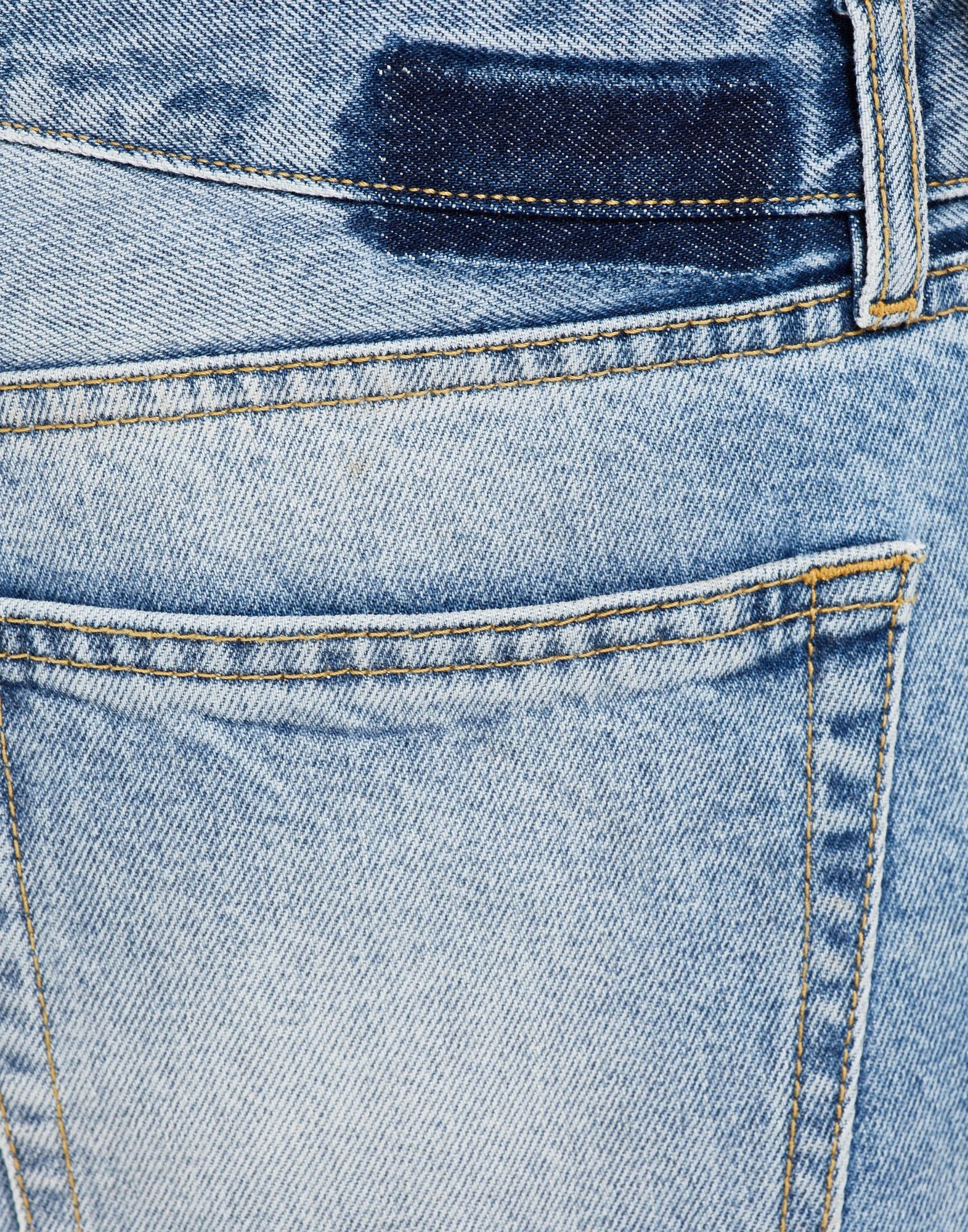 Denim slip technique' regular-fit jeans - 6