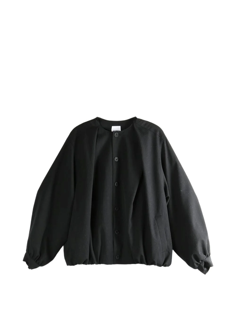 button long-sleeve jacket - 1
