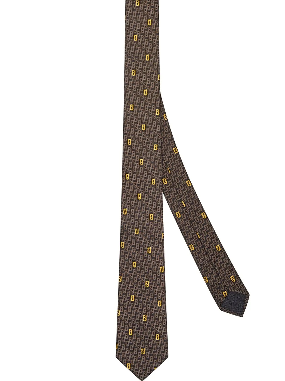 monogram tie - 1