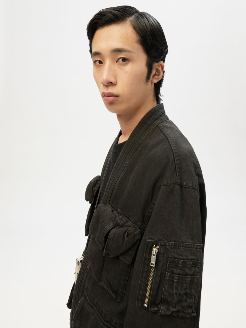 KIMONO DENIM JACKET - 6