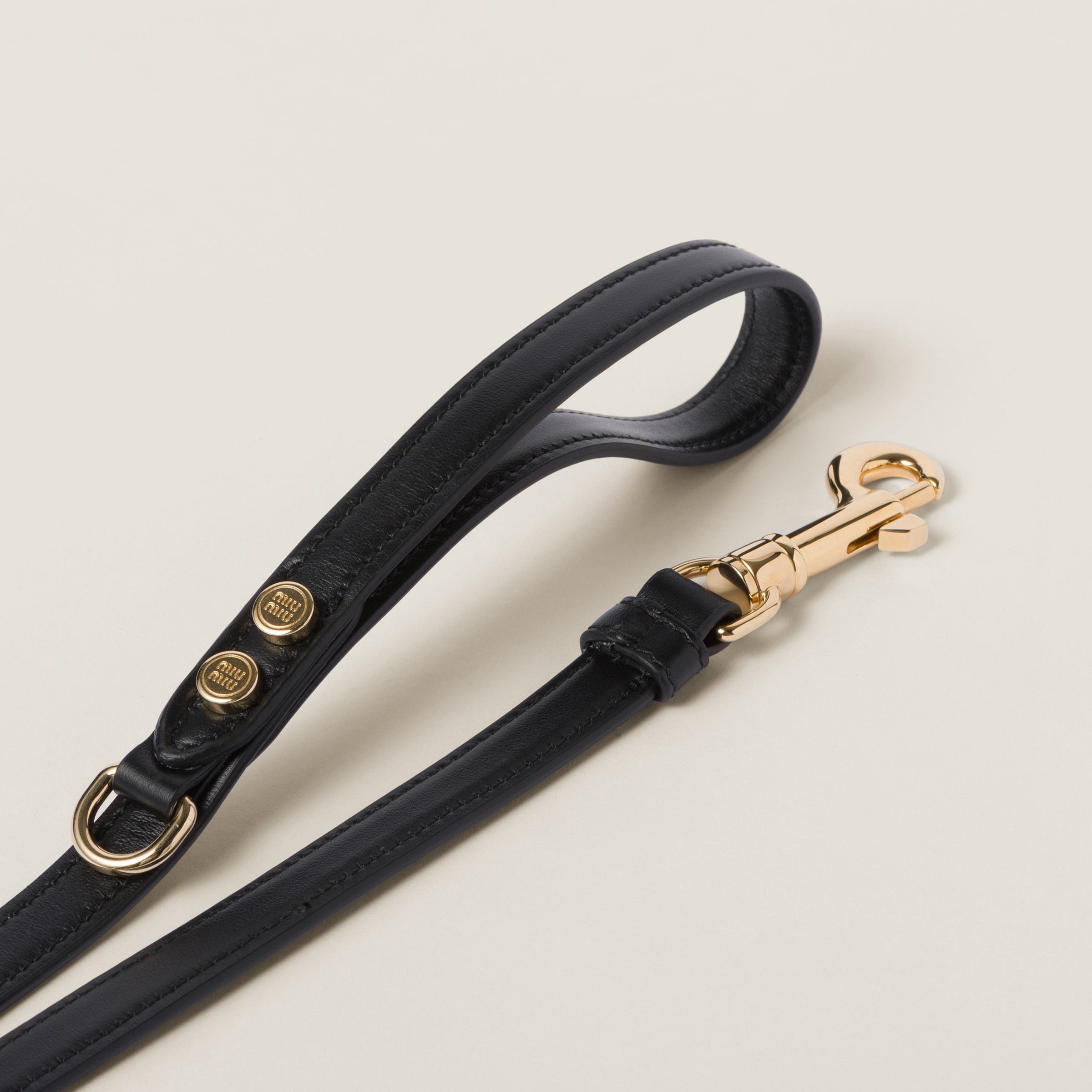 Leather pet leash - 2