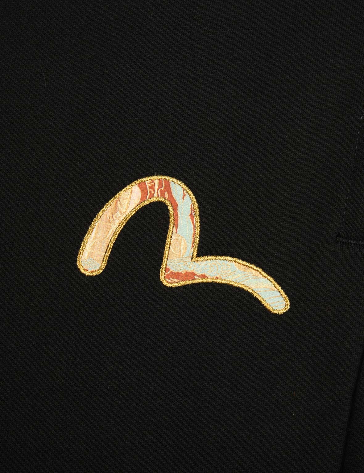 JAPANESE-PATTERN LOGO APPLIQUÉ SWEATPANTS - 8